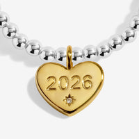 Kids' A Little | 'Class of 2026' | Silver & Gold-Tone Plated | Bracelet | 6 1/8" Stretch