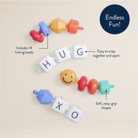*NEW* Connect & Play™ - 14 Sensory Pop Beads - Smile - Baby Biz