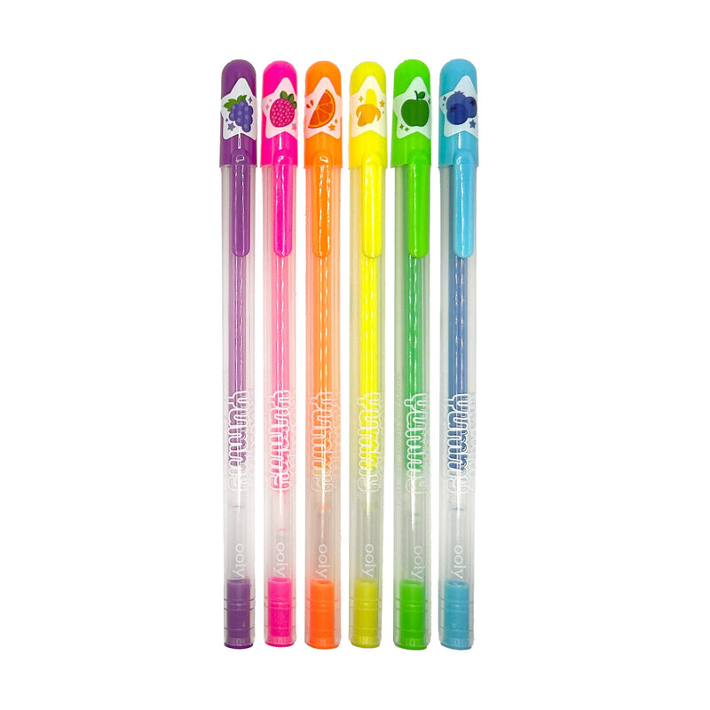 Yummy Yummy Scented Gel Pens - Neon (Set of 6)