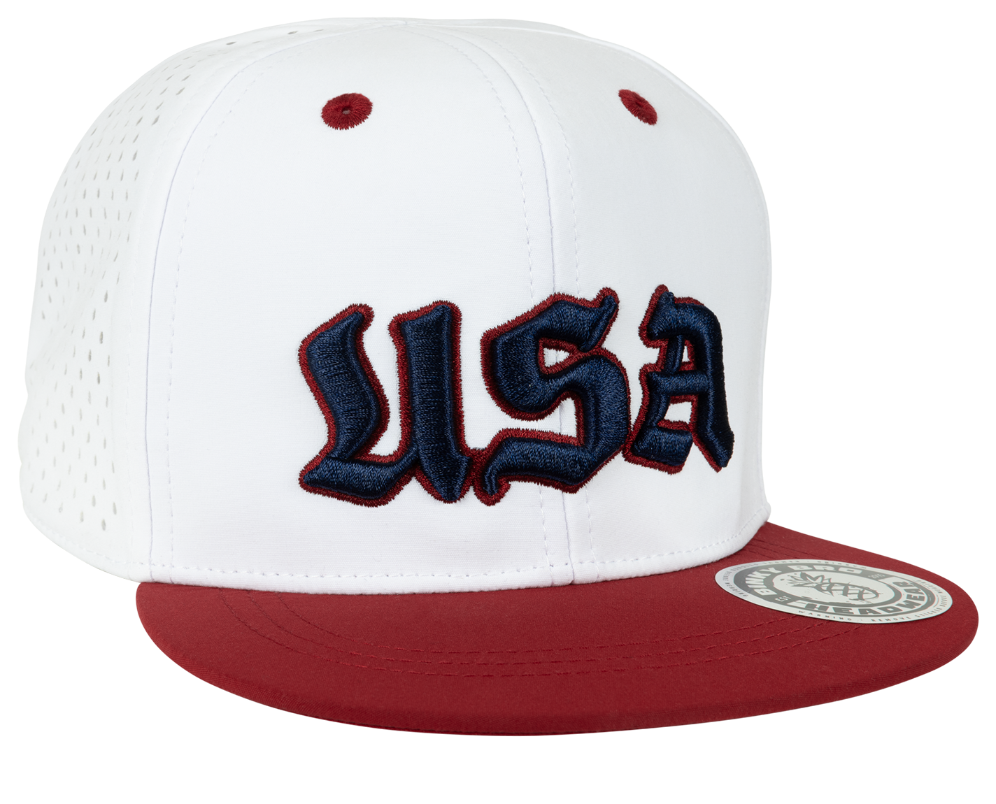 Kids Hat BNKY USA White