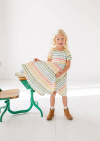 Classic Twirl in Primary Stripe