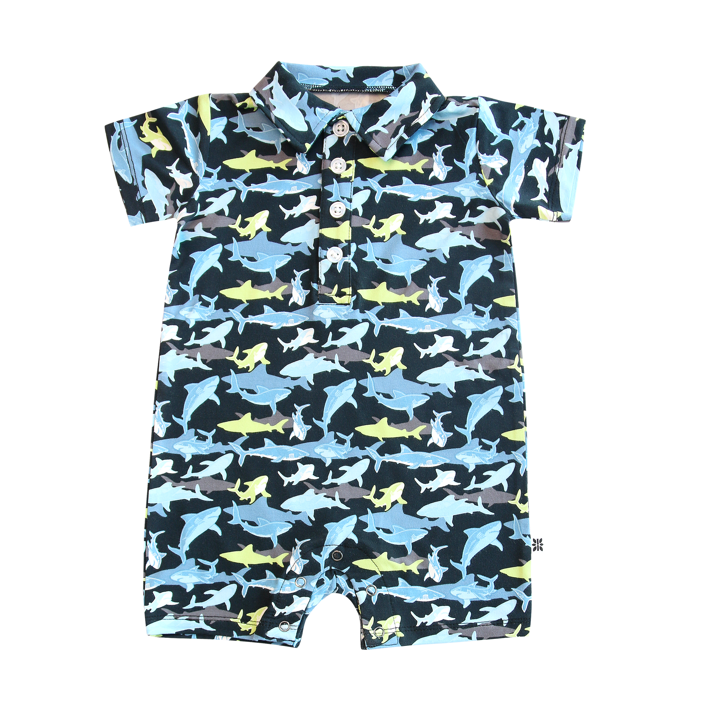 Polo Romper | Sharky