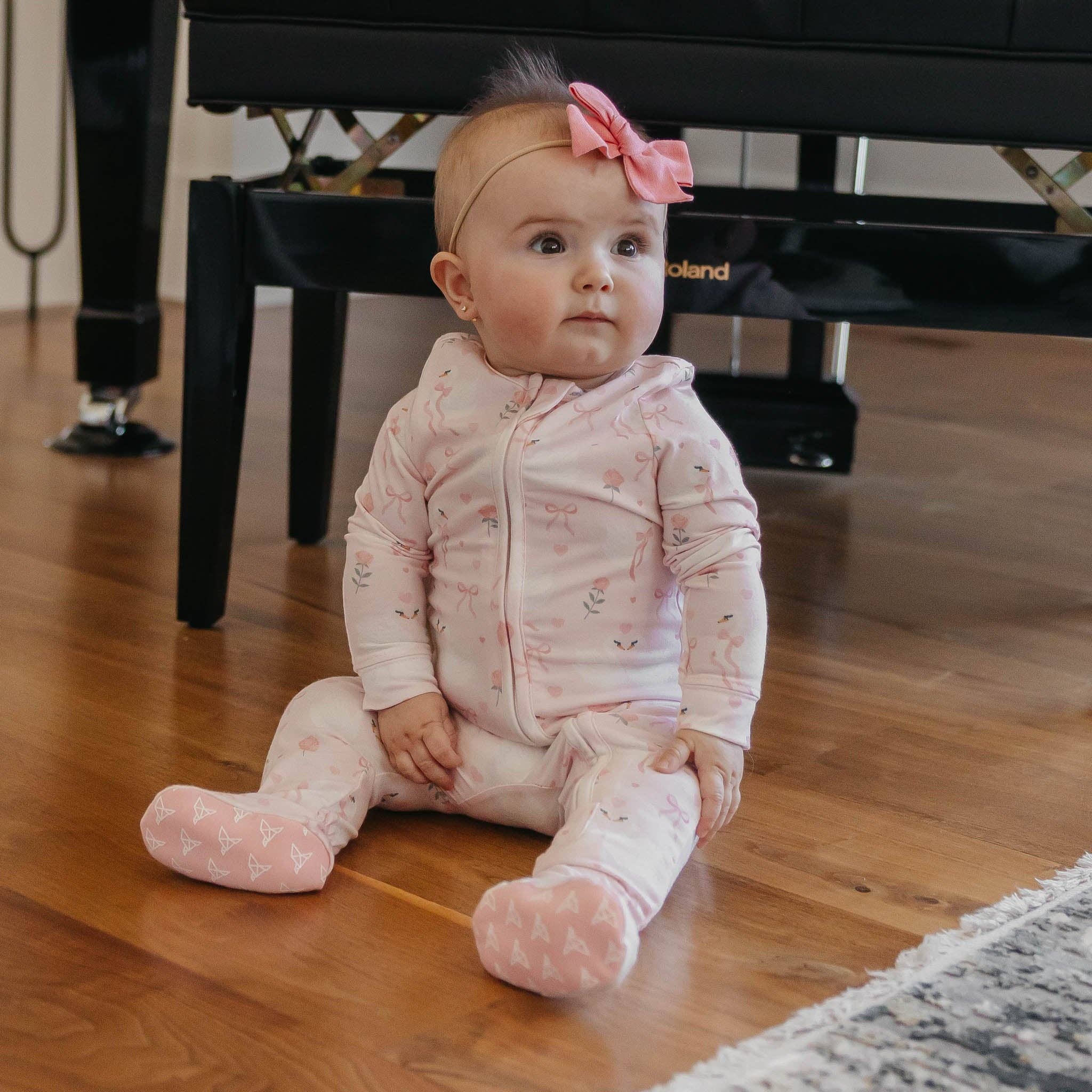 Zip-Up Footie Pajama - Adelia