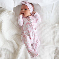 Fancy Frills Ruffle Zipper Footie