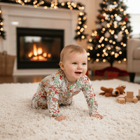 Howdy Santa Zipper Footie