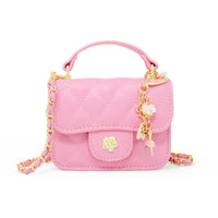 Tiny Quilted Ballet Charm Handbag