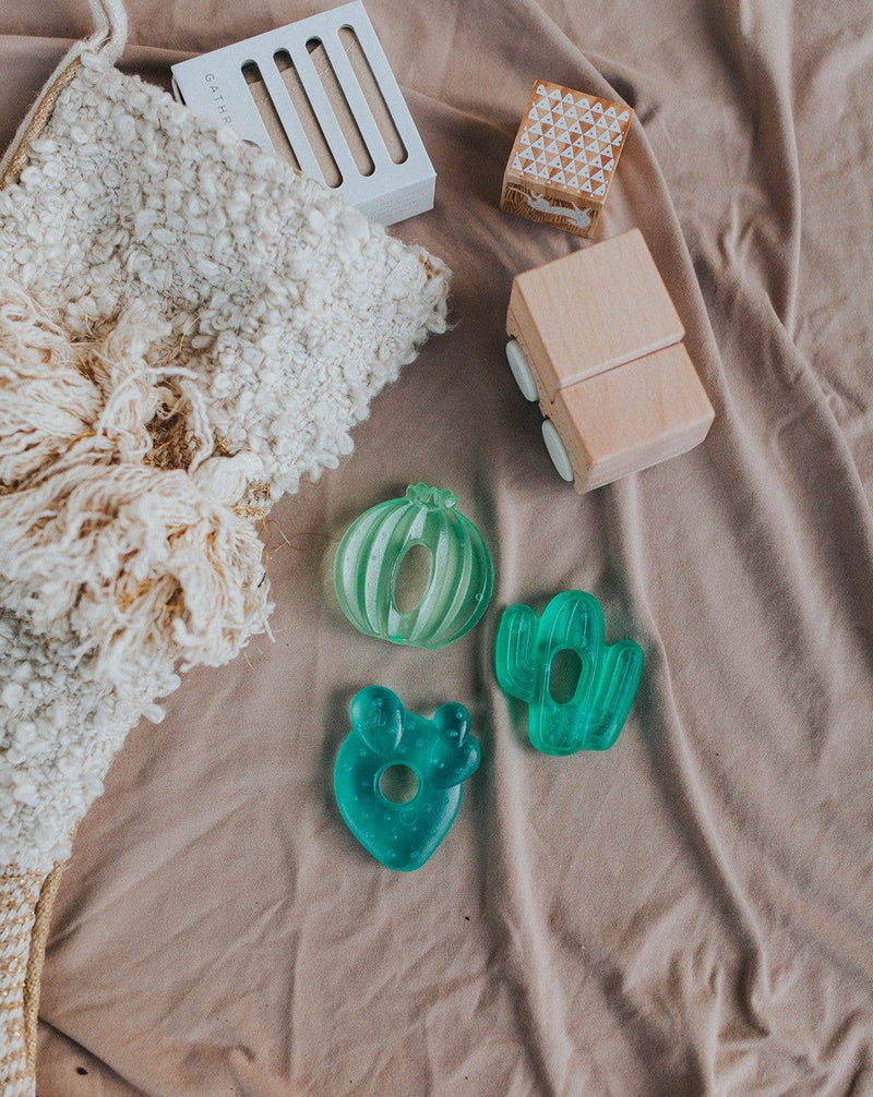 Cutie Coolers™ Water Filled Teethers (3-pack): Silly Foods