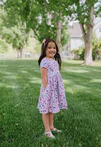 Classic Twirl Dress in Pink Celebration