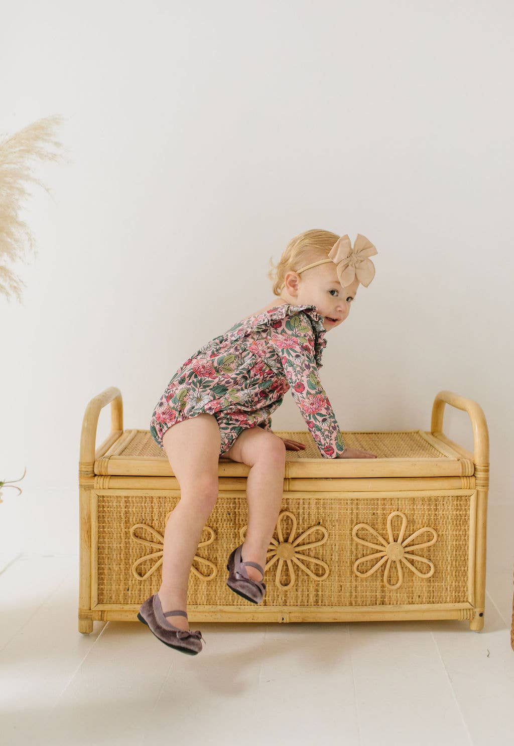 Leah Romper in Meadow Bloom