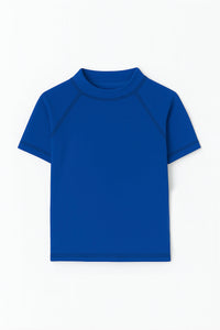 Limeapple Carson Boys Blue Short Sleeve Rashguard