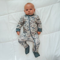 Burlebo Baby Zip Up | Classic Deer Camo