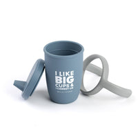 I Like Big Cups Happy Sippy Cup: Blue