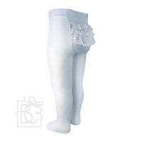 Bottom Lace Microfiber Tights