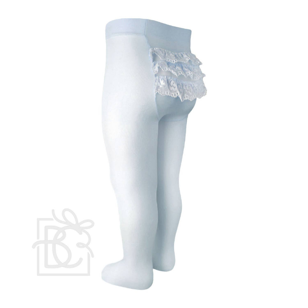 Bottom Lace Microfiber Tights