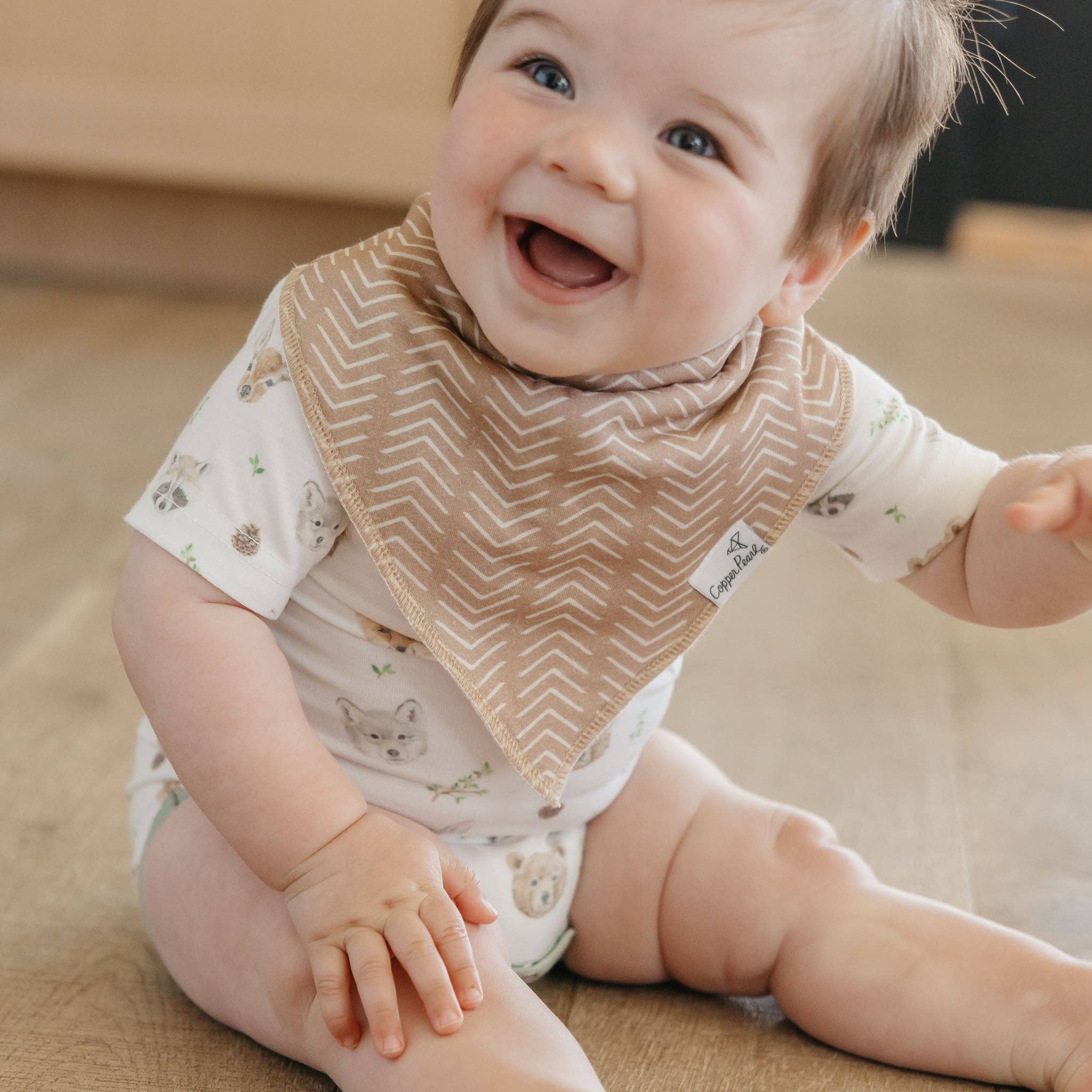 4 Pack Baby Bandana Bibs - Wilder