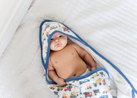 Premium Baby Knit Hooded Towel - Diesel