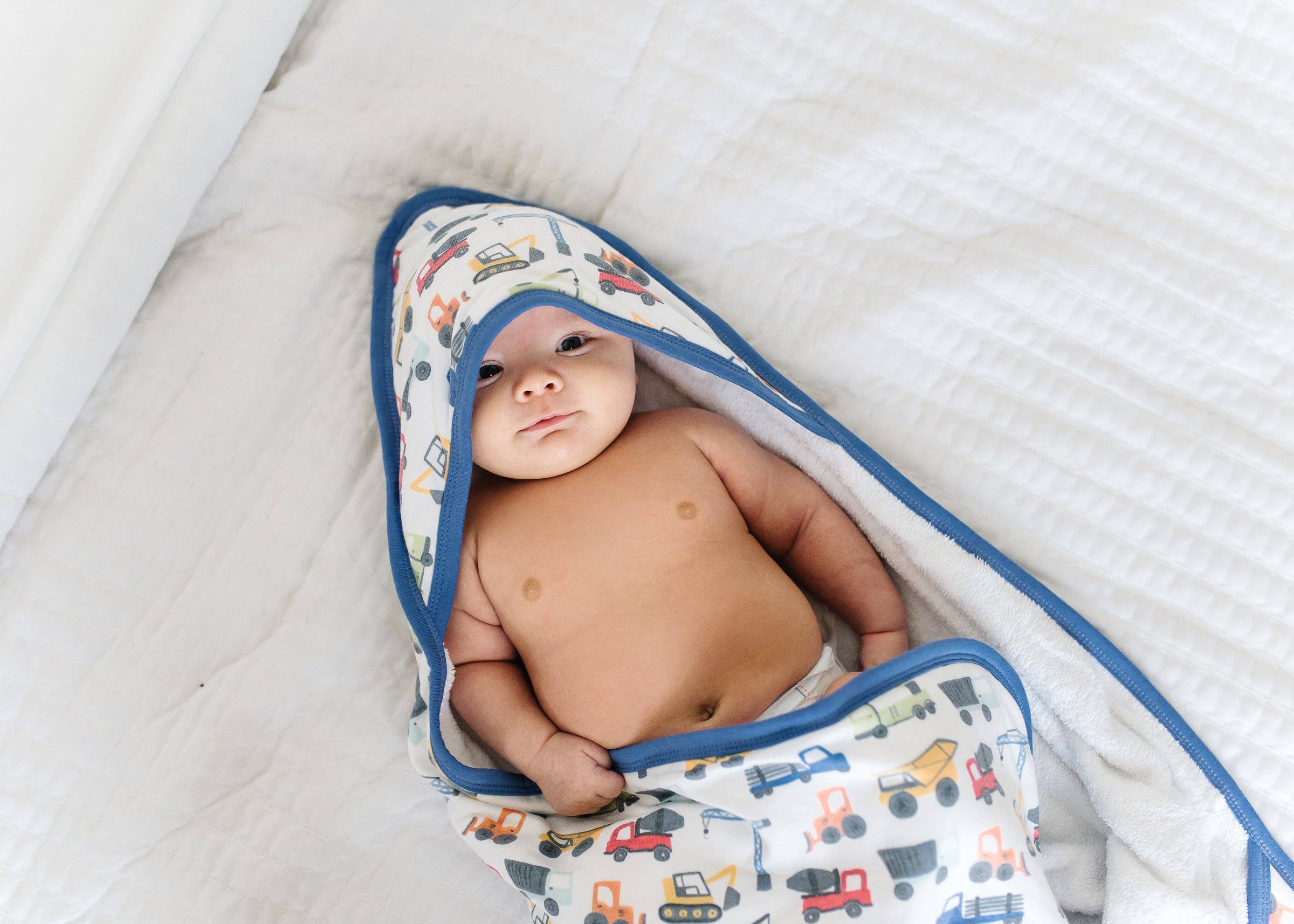 Premium Baby Knit Hooded Towel - Diesel