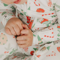 Zip-Up Footie Pajama - Elf