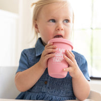 Sip Me Baby Happy Sippy Cup: Pink