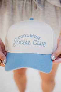 Cool Mom Social Club Retro Two-Toned Hat For Mother's Day