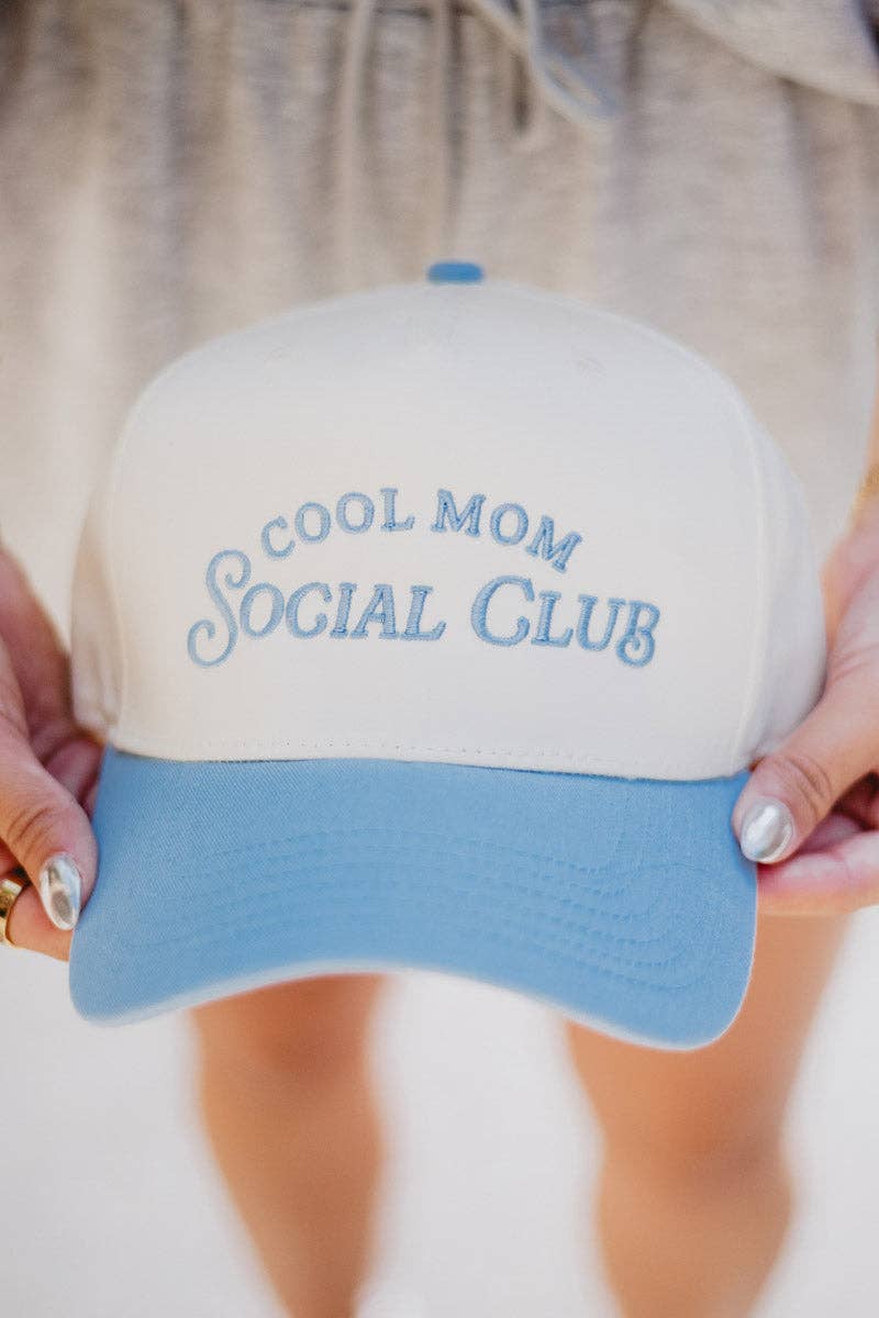 Cool Mom Social Club Retro Two-Toned Hat For Mother's Day