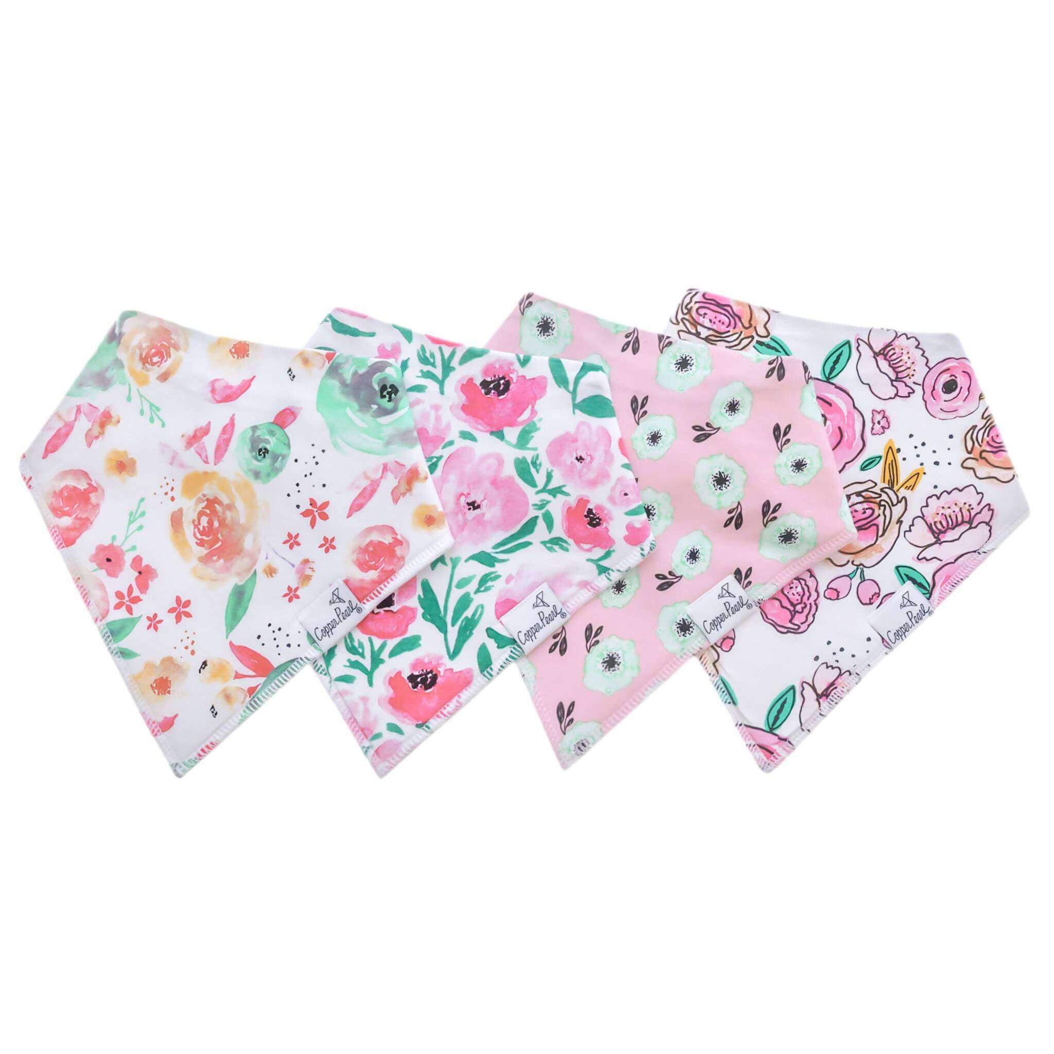 Baby Bandana Bibs - Bloom