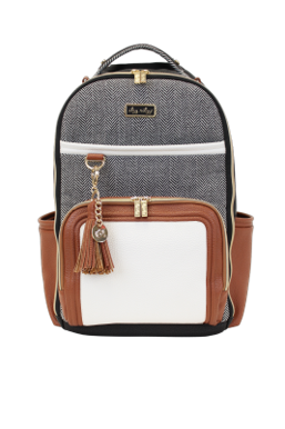 itzy ritzy mini backpack coffee and cream Diaper Bag Chic, Compact Mini Plus Backpack with Changing Pad, 10 Pockets (6 Internal, 4 External), Grab-Top Handle & Rubber Feet (Aspen) : Baby From Itzy Ritzy. Itzy Ritzy Boss Backpack Diaper