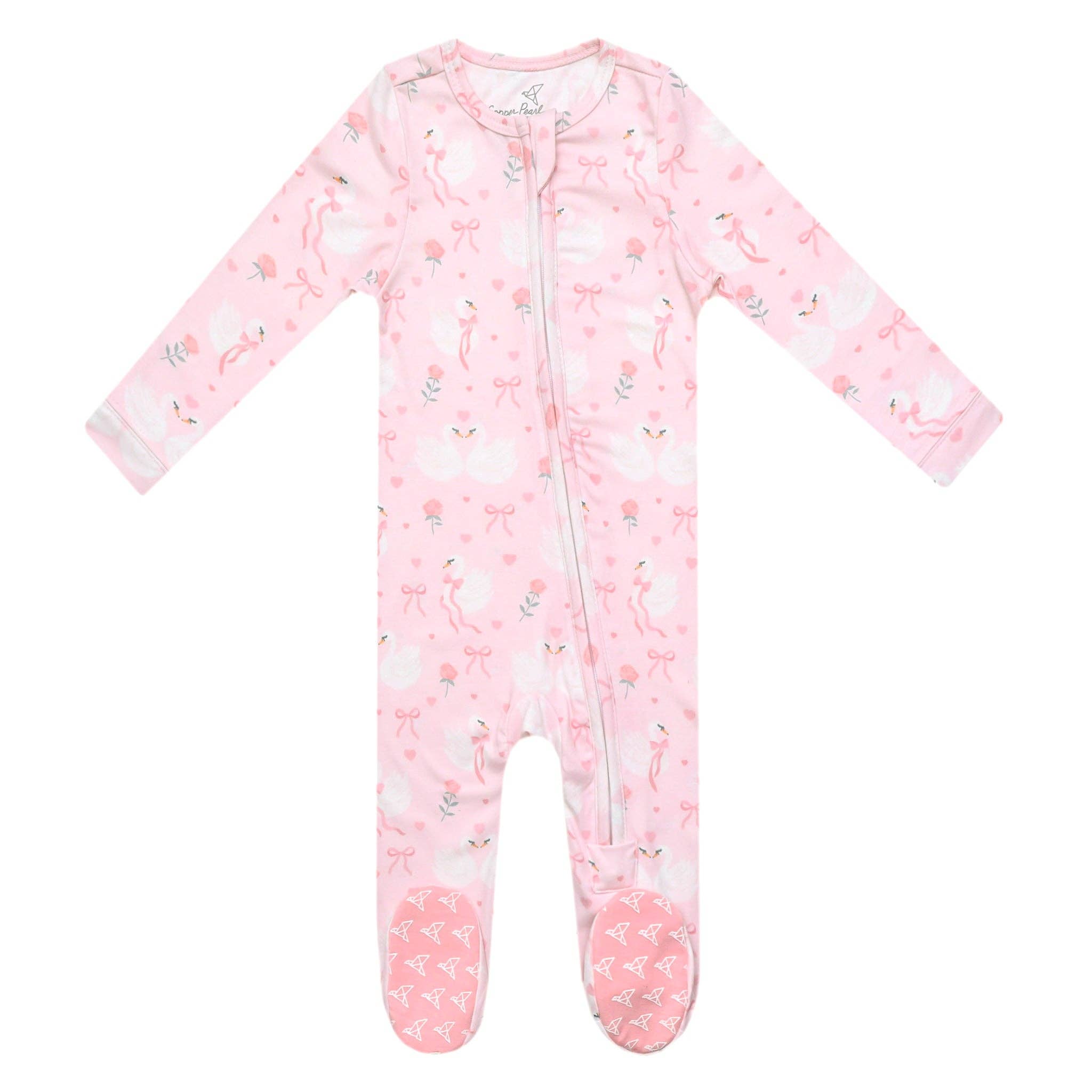 Zip-Up Footie Pajama - Adelia