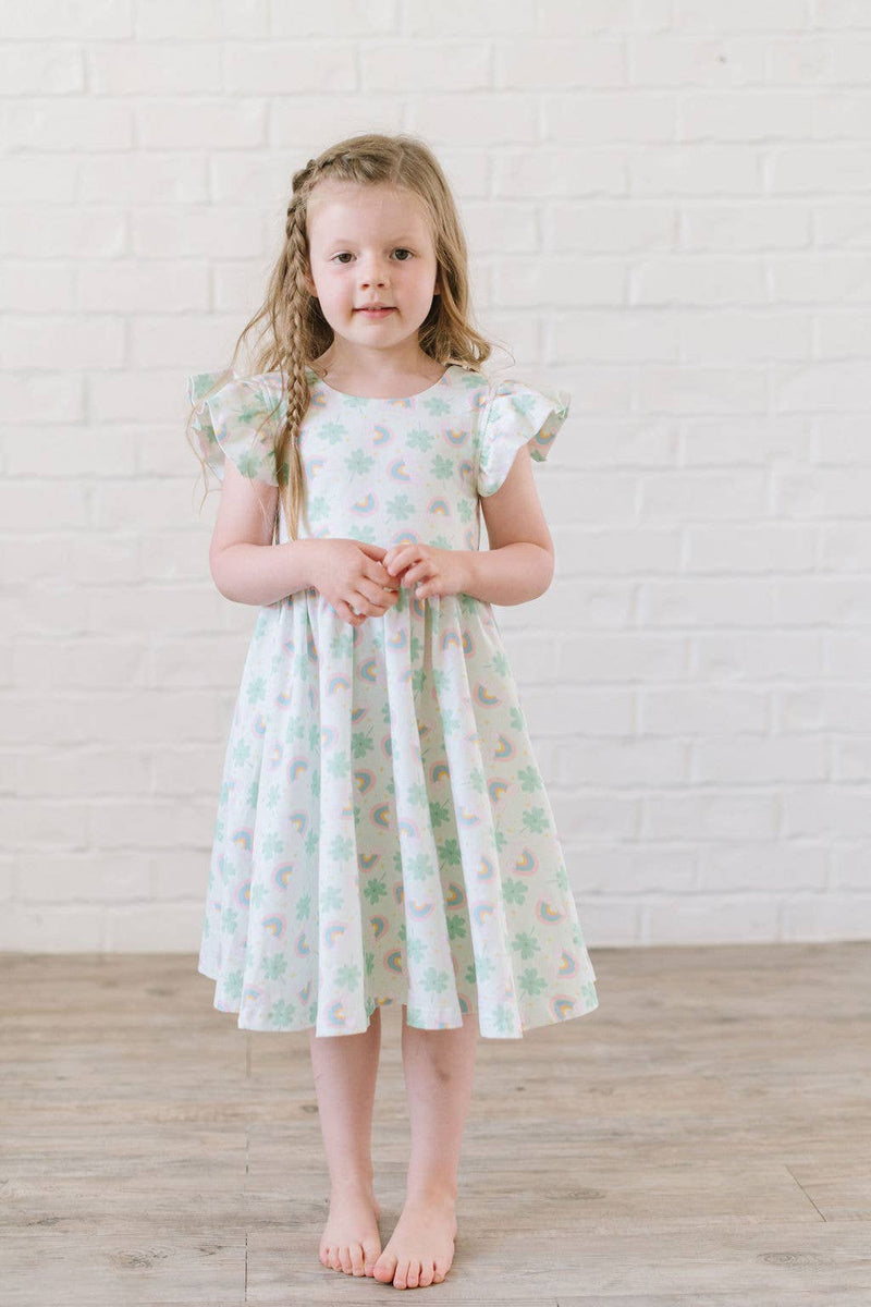 Olivia Dress in Lucky 