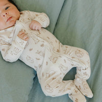Zip-Up Footie Pajama - Dylan
