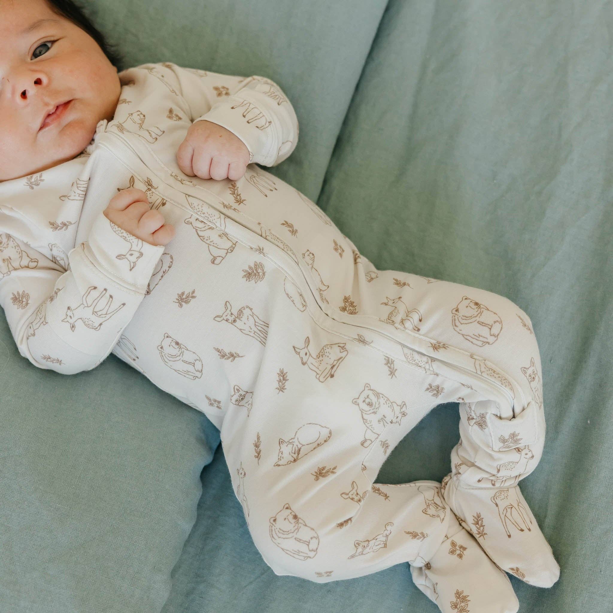 Zip-Up Footie Pajama - Dylan