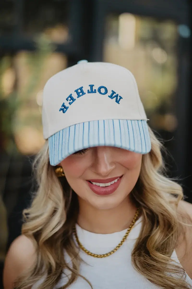 MOTHER Upside Down Two-Toned Vintage Hat