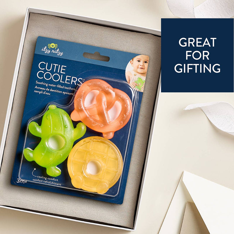 Cutie Coolers™ Water Filled Teethers (3-pack): Silly Foods