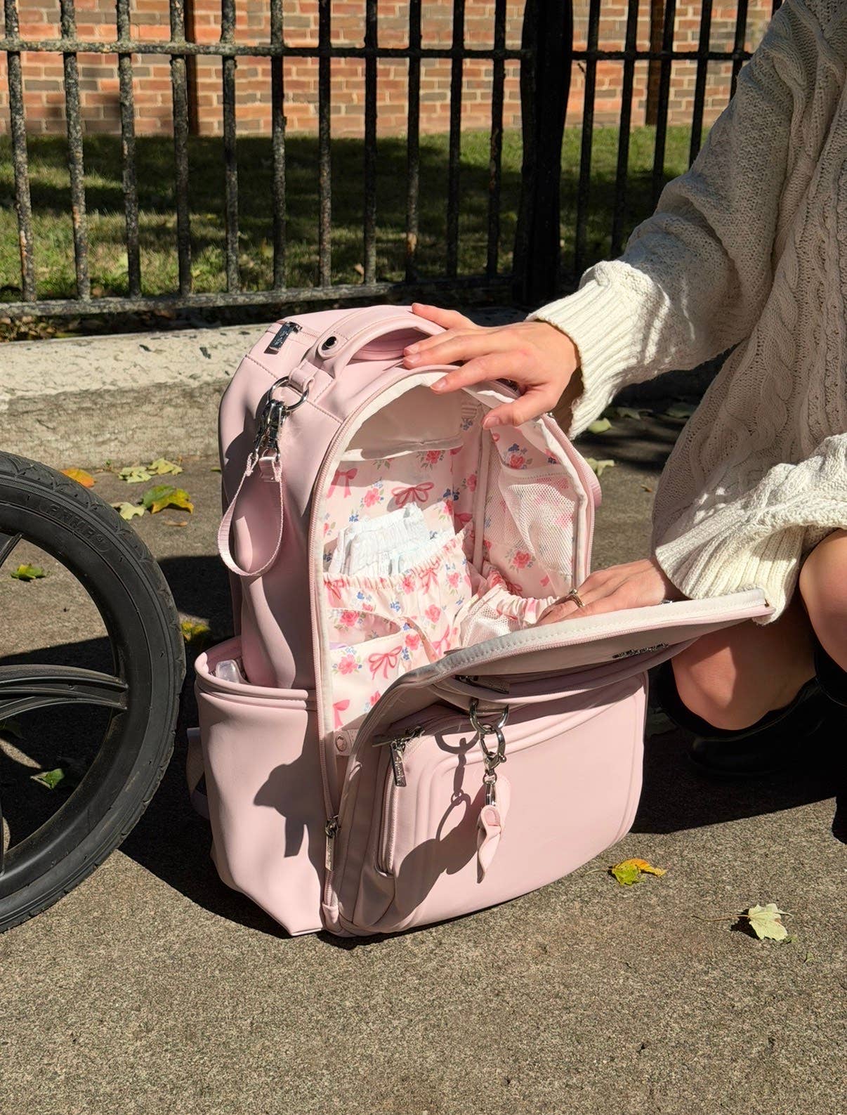 *NEW* Ribbons & Roses Boss Plus™ Backpack Diaper Bag