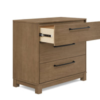 Simmons Kids Rustic 3-Drawer Dresser with Interlocking Drawers