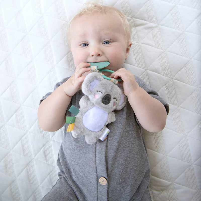 Itzy Pal™ Plush + Teether: NEW Mushroom