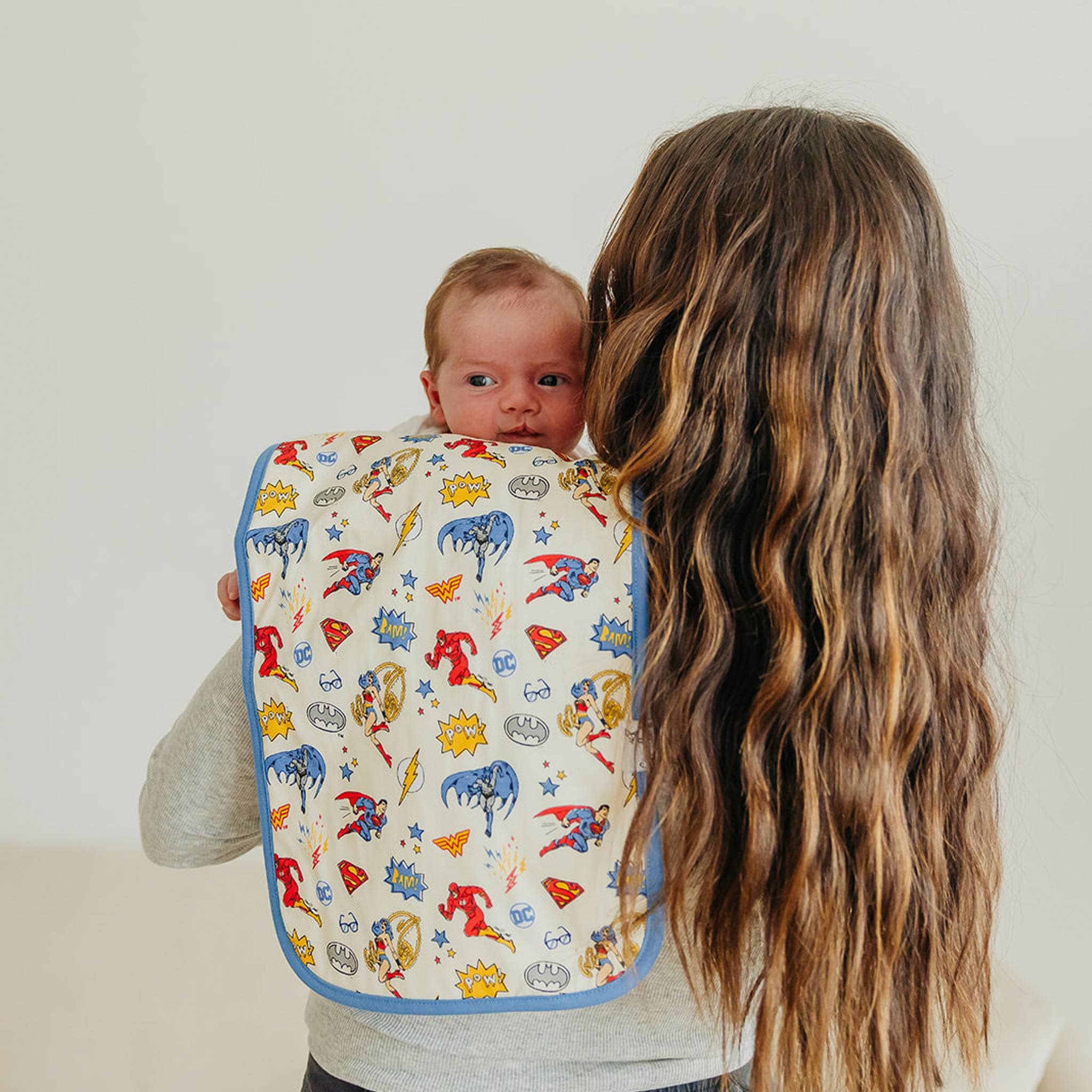 Premium Burp Cloths - Justice League