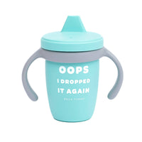 Dropped it Again Happy Sippy Cup: Blue