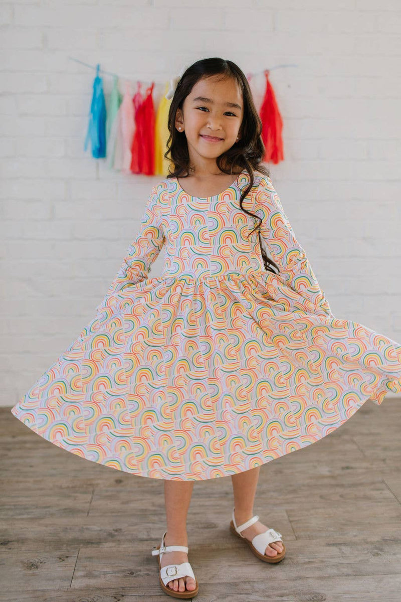 Ollie Jay Gwendolyn Dress in Primary Rainbow