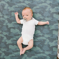 Copper Pearl Premium Knit Fitted Crib Sheet | Hunter