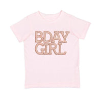 Pearl BDay Girl Patch Short Sleeve T-Shirt - Kids Clothing