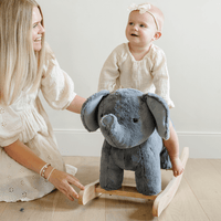 STUFFED ANIMAL ROCKERS: Elephant - Baby Biz