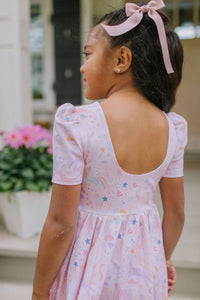 Puff Dress in Dreamy Unicorn