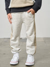 Side Stripe Jogger - Stone Grey