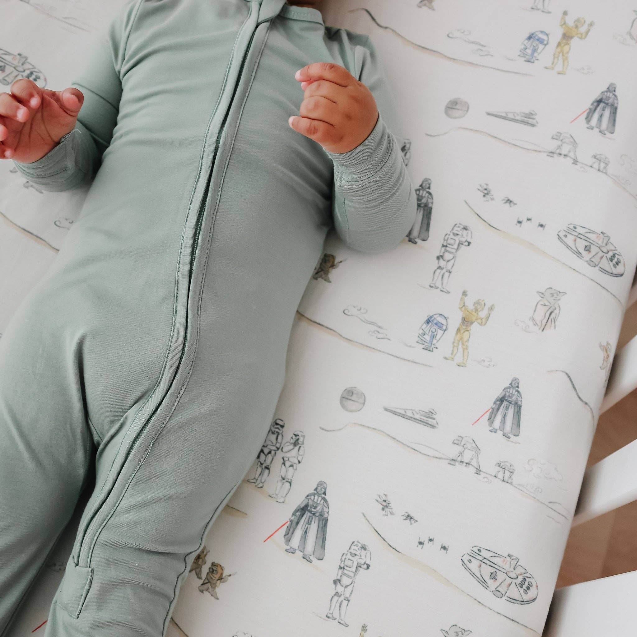 Premium Knit Fitted Crib Sheet - Tatooine