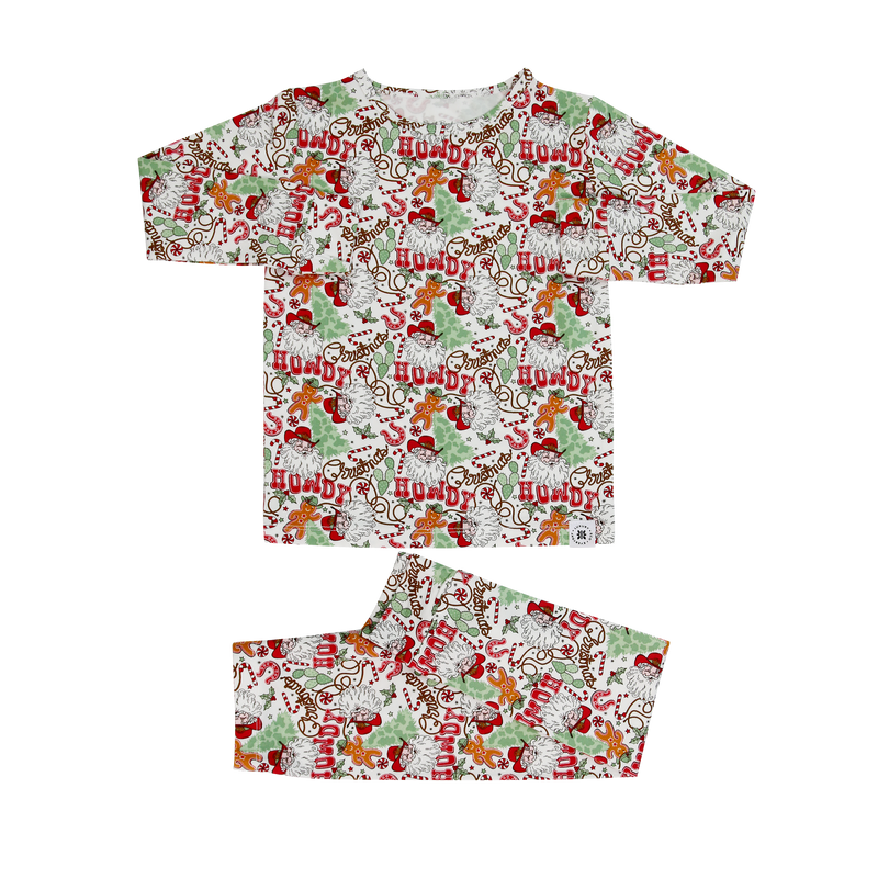 Howdy Santa Big Kid Pajama