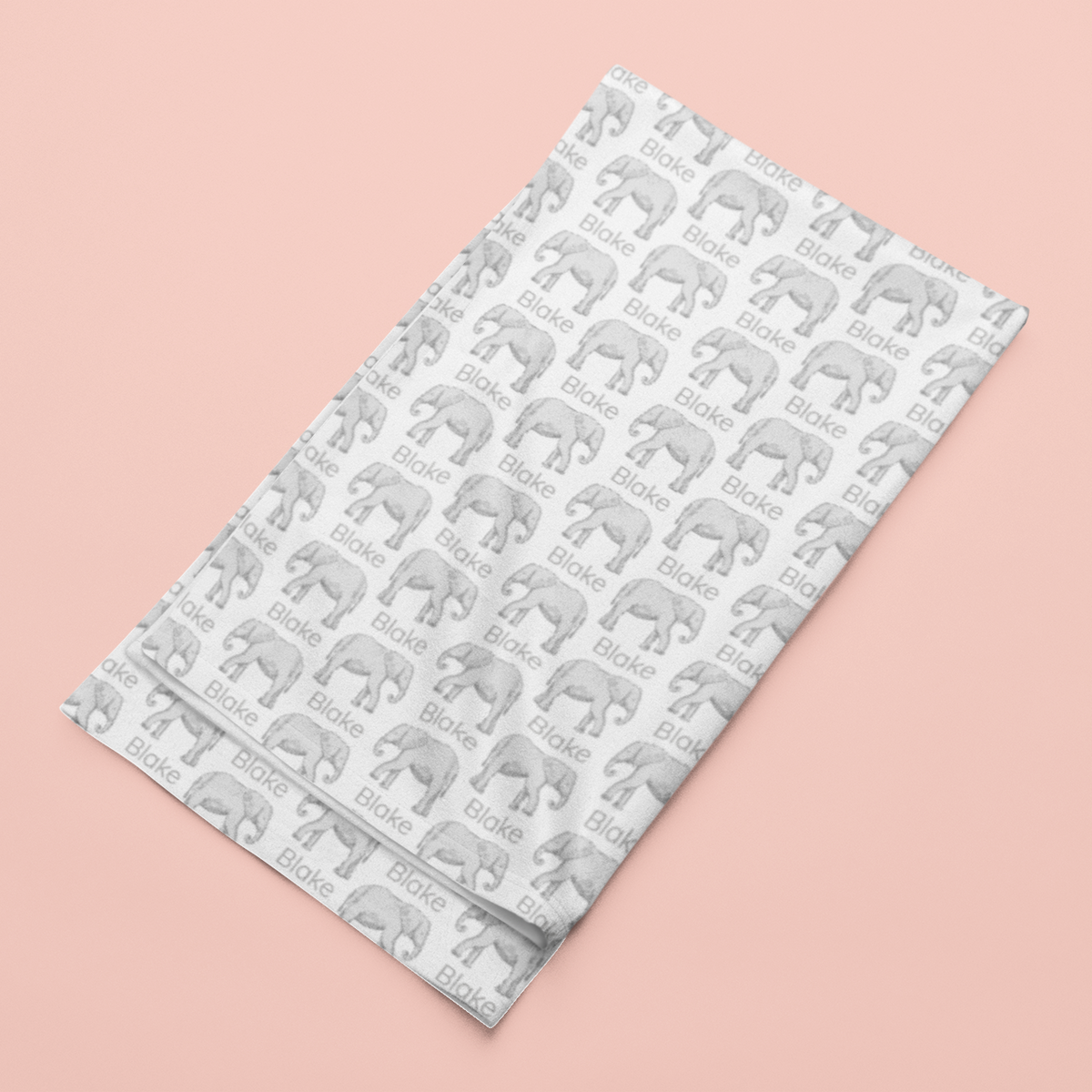 Sugar + Maple Stretchy Blanket | Elephant