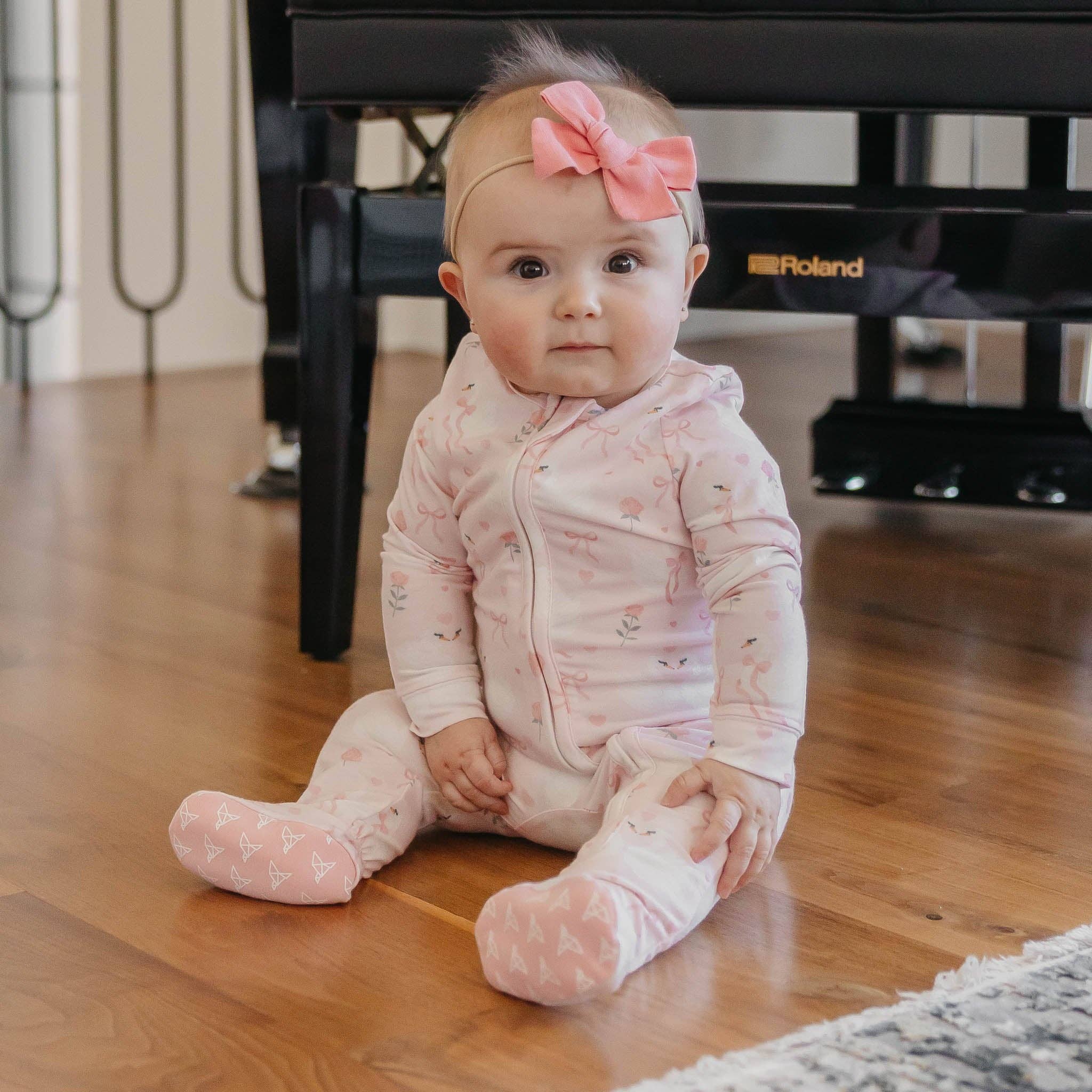 Zip-Up Footie Pajama - Adelia