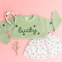 Shamrock Pearl St. Patrick's Day Gemstone Headband