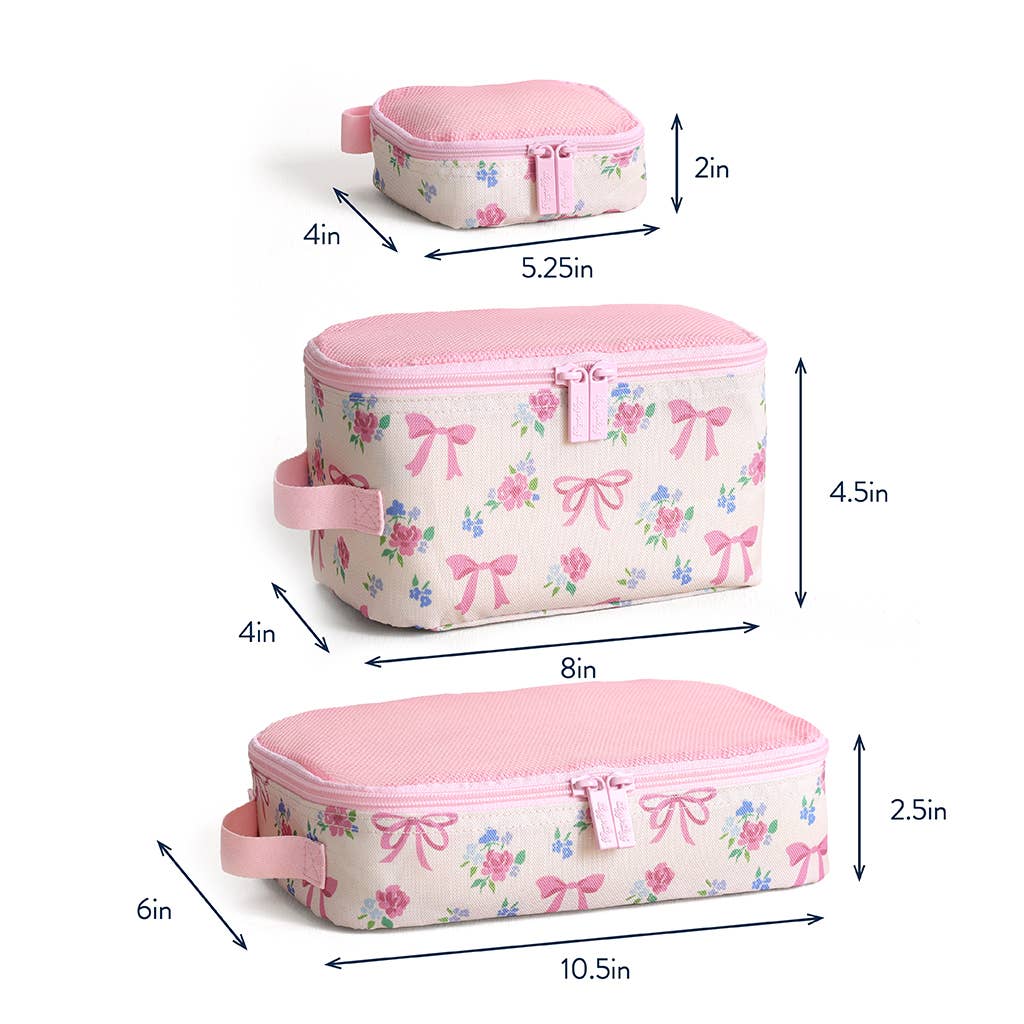 Ribbons + Roses Pack Like A Boss™ Packing Cubes
